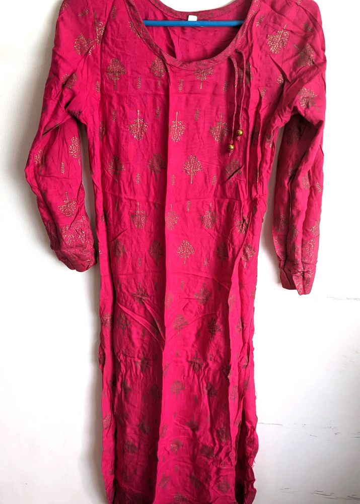 Pink Kurta