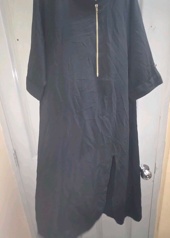 Black Dress with Zipper