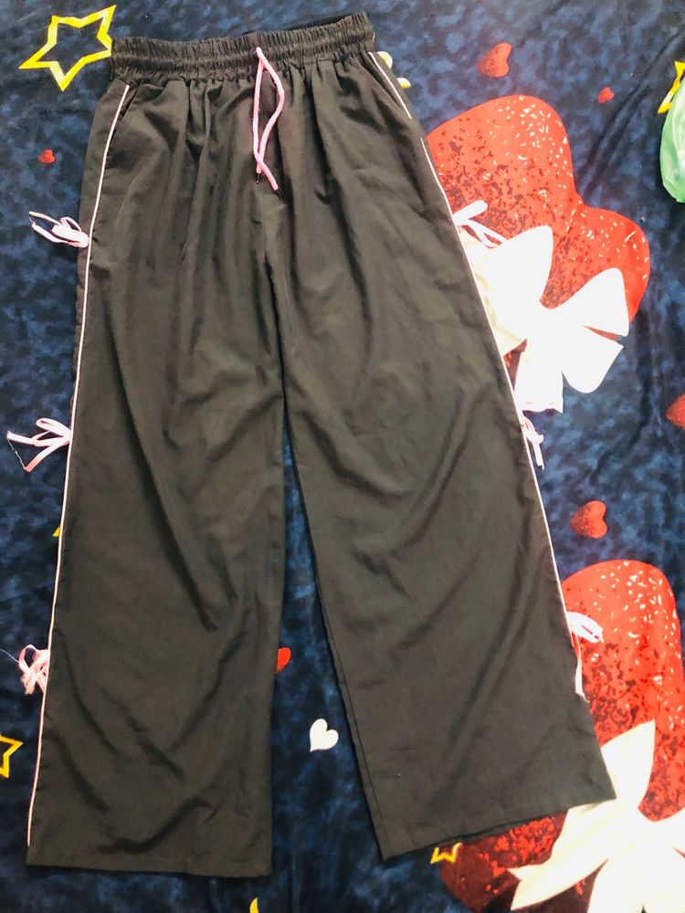 Casual Black Track Pants