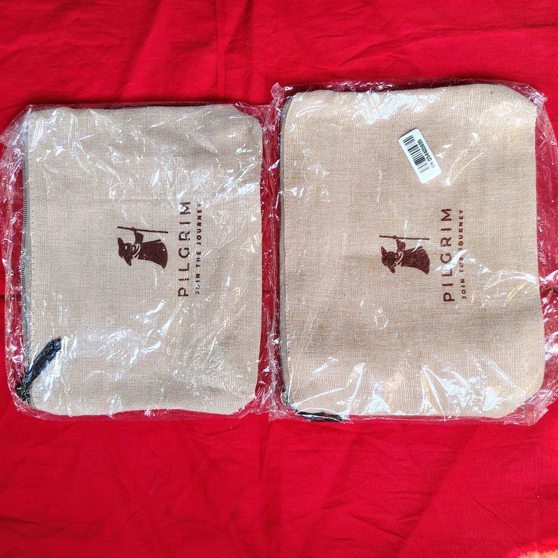 Combo Of Pilgrim Jute Pouch