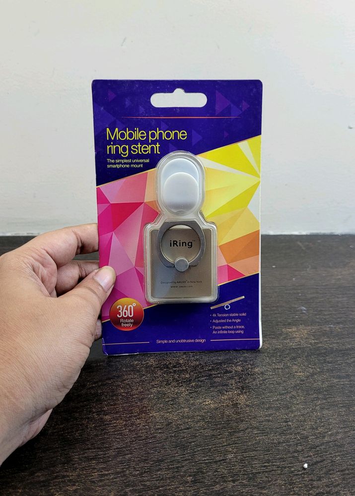 Mobile Phone Ring Stent Smartphone Mount