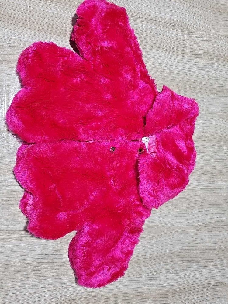 Pink Faux Fur Costume