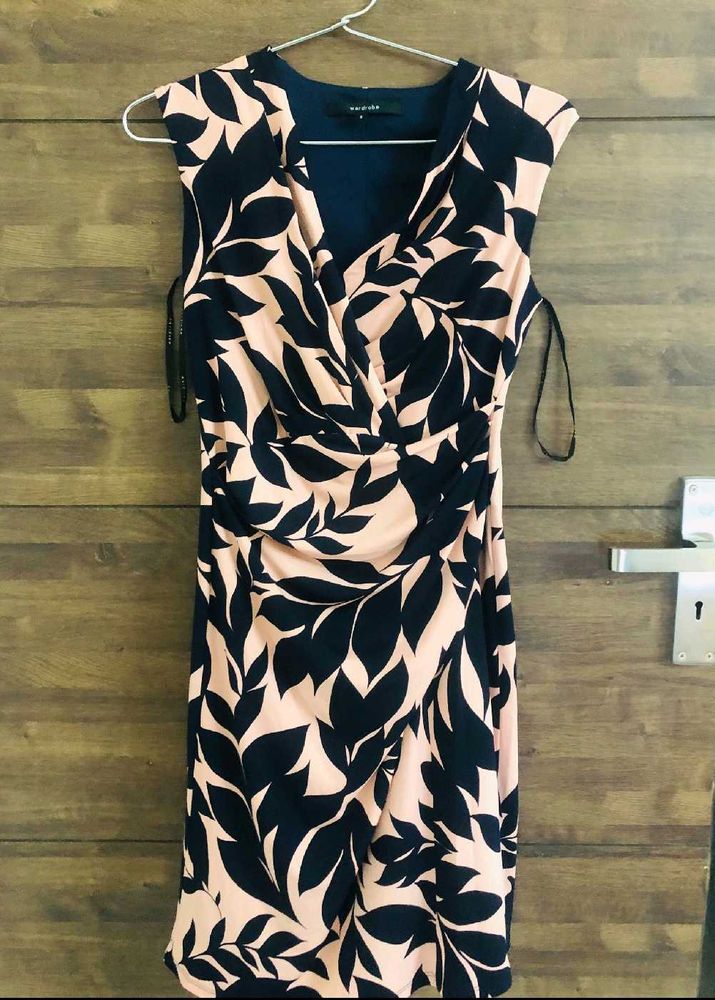 NWOT Floral Print Wrap Dress
