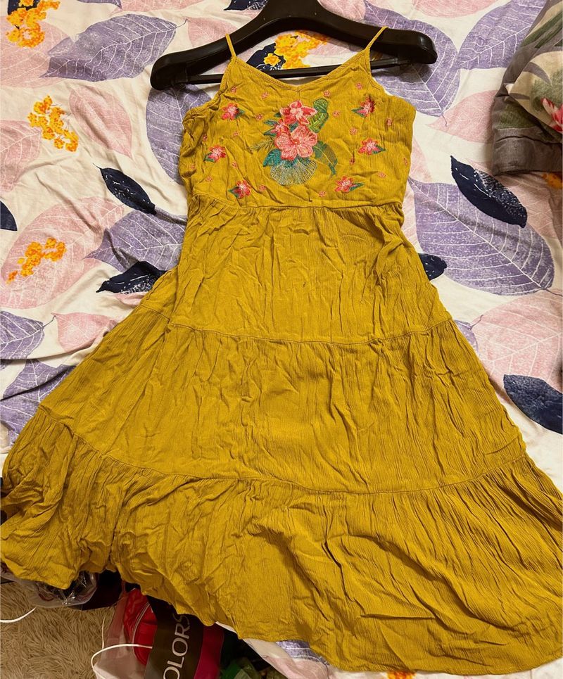 Floral Embroidered Sundress