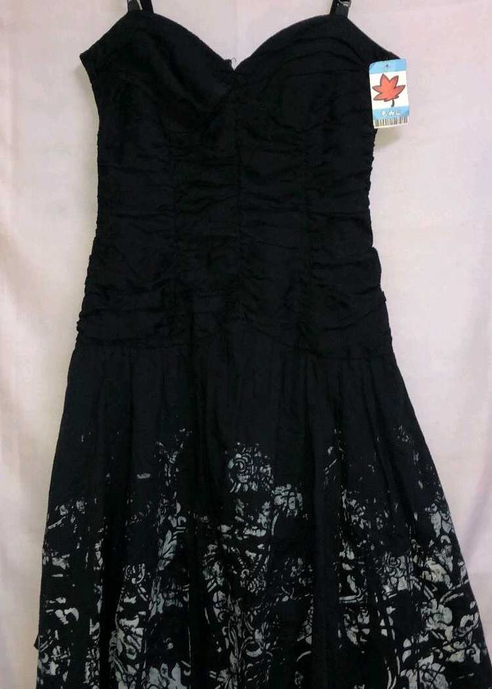 Black Floral Sundress