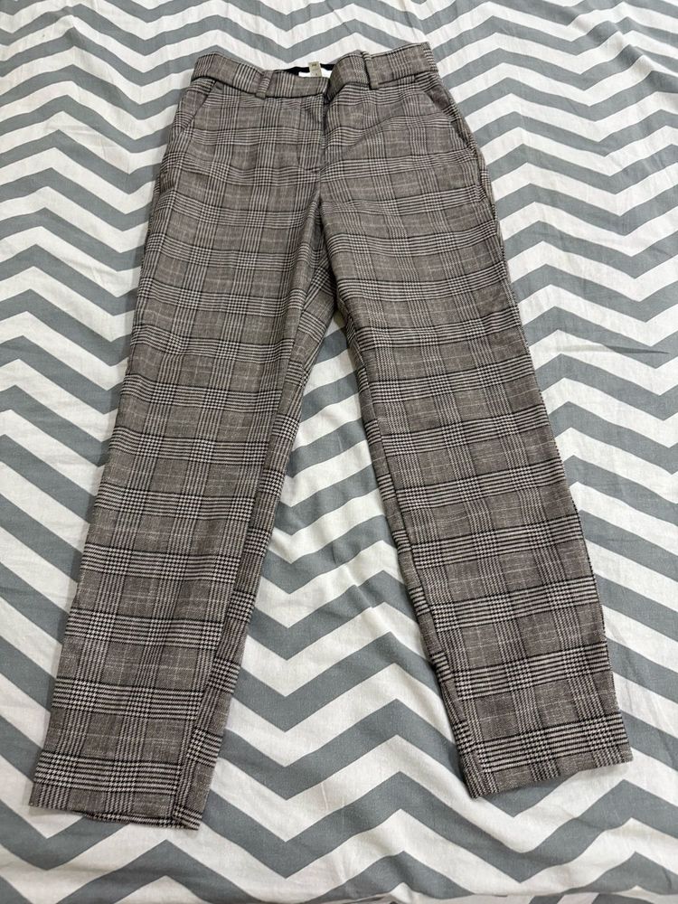 Checked Pants