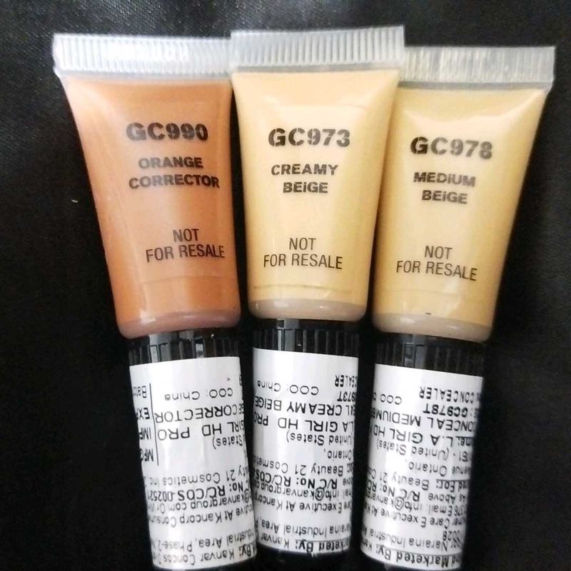 L.A.Girl Pro .Conceal Tester*3