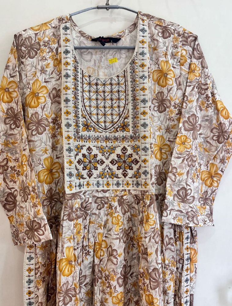 Floral Embroidered Dress