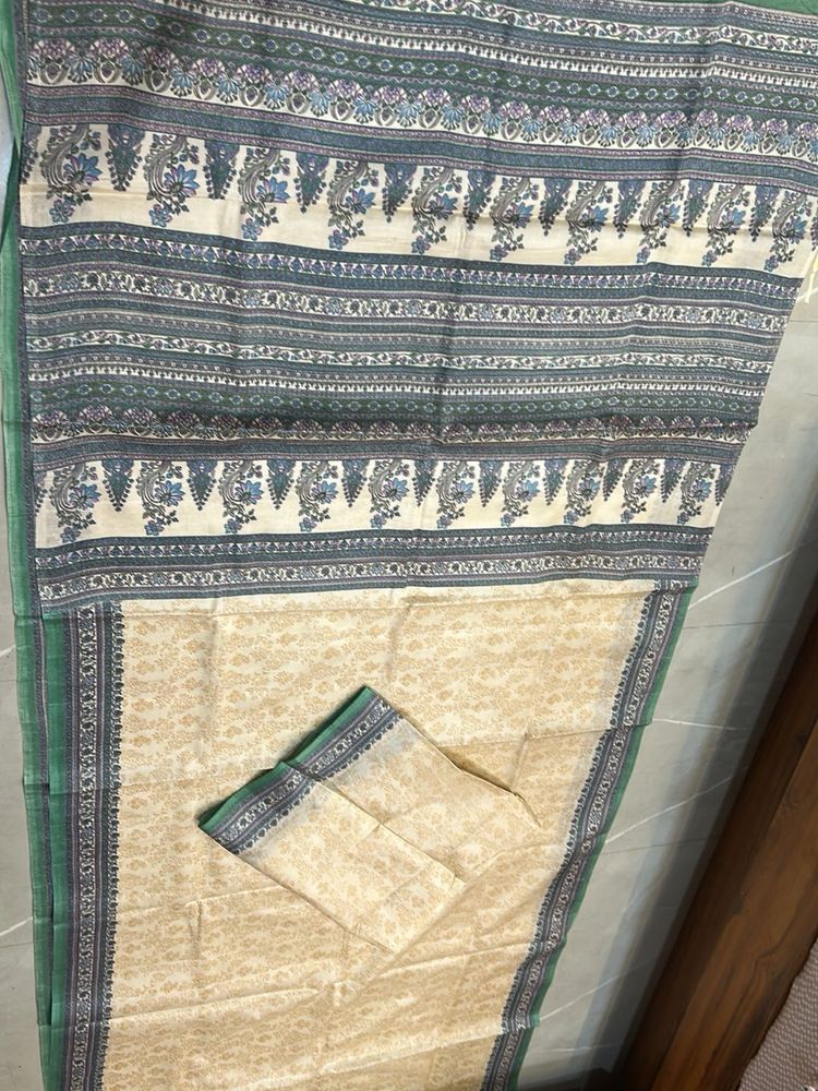 Floral Print Saree- New