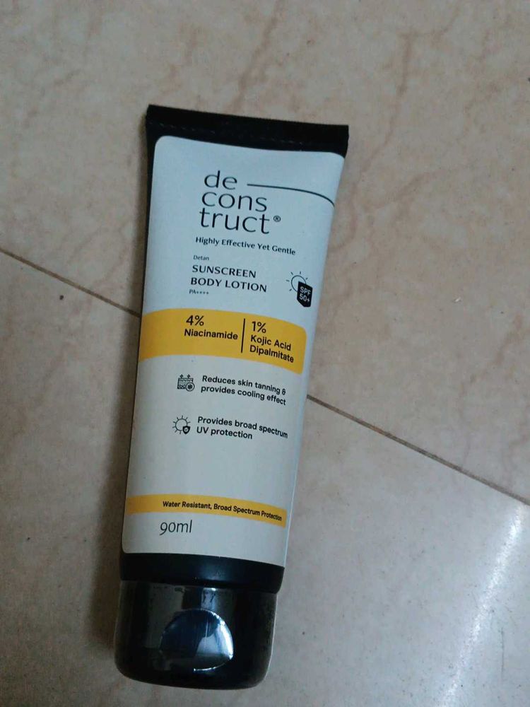 deconstruct Sunscreen body lotion