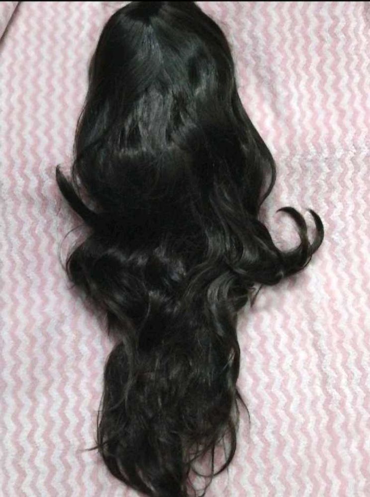 Dark brown wig with Comb