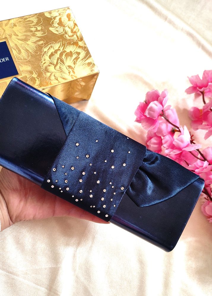 Swarovksi Crystals Studded Evening Clutch