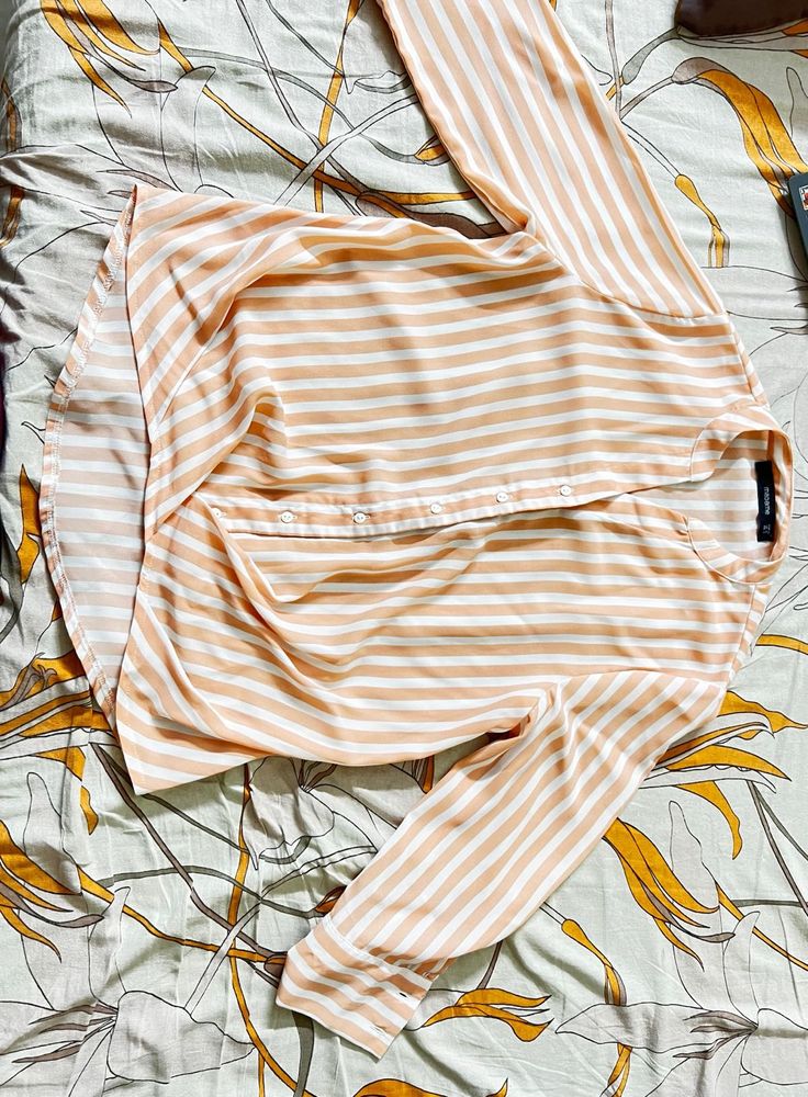 Striped Button-Down Shirt