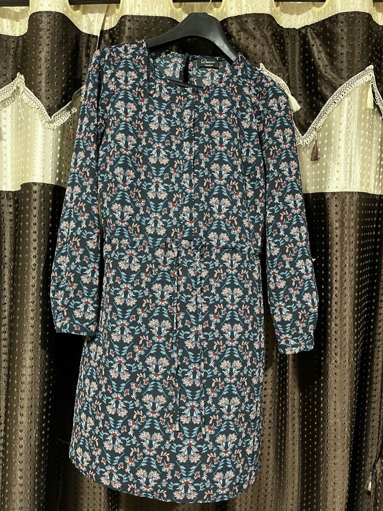 Navy Blue One Piece Dress
