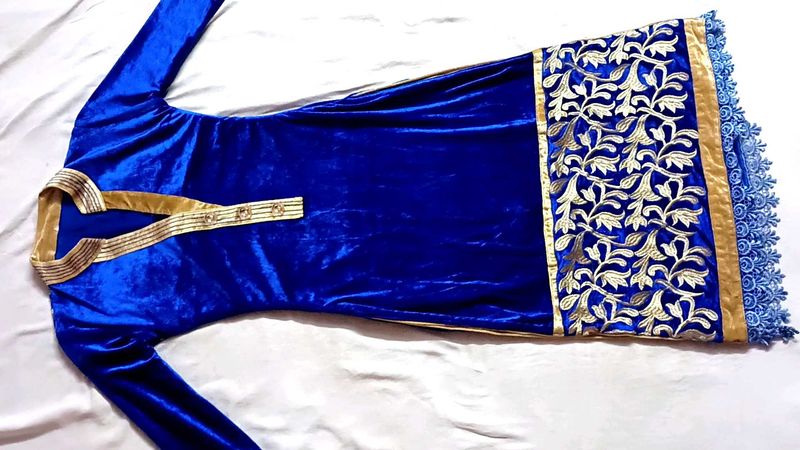 Velvet Long Kurta