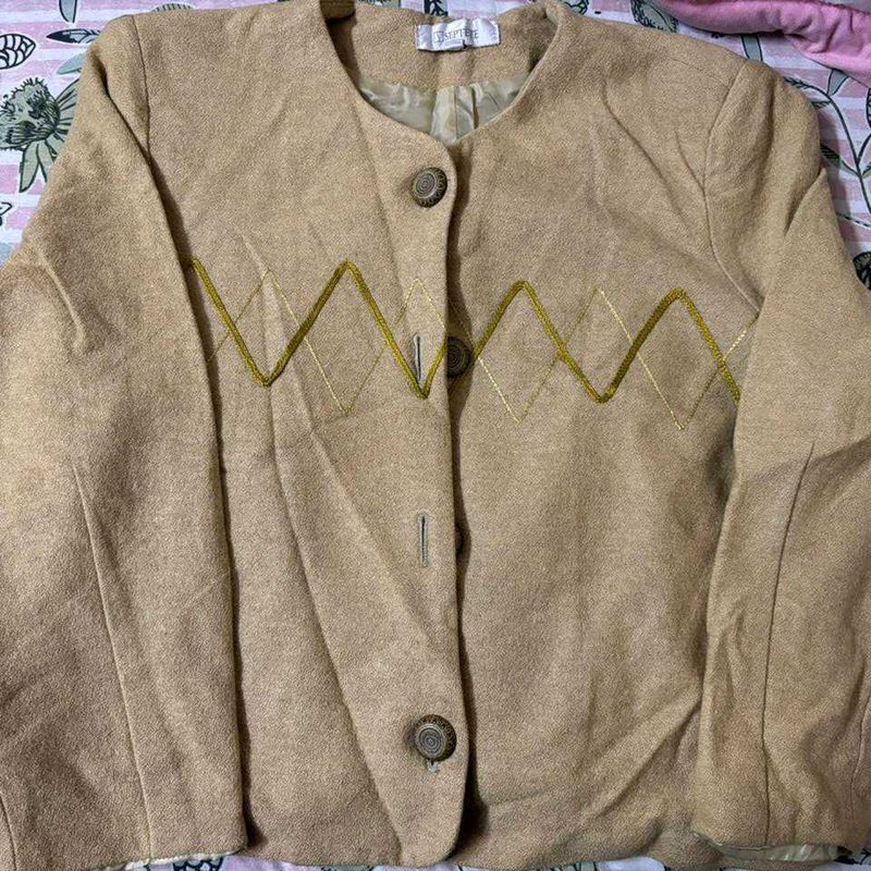 Beige Women's Blazer