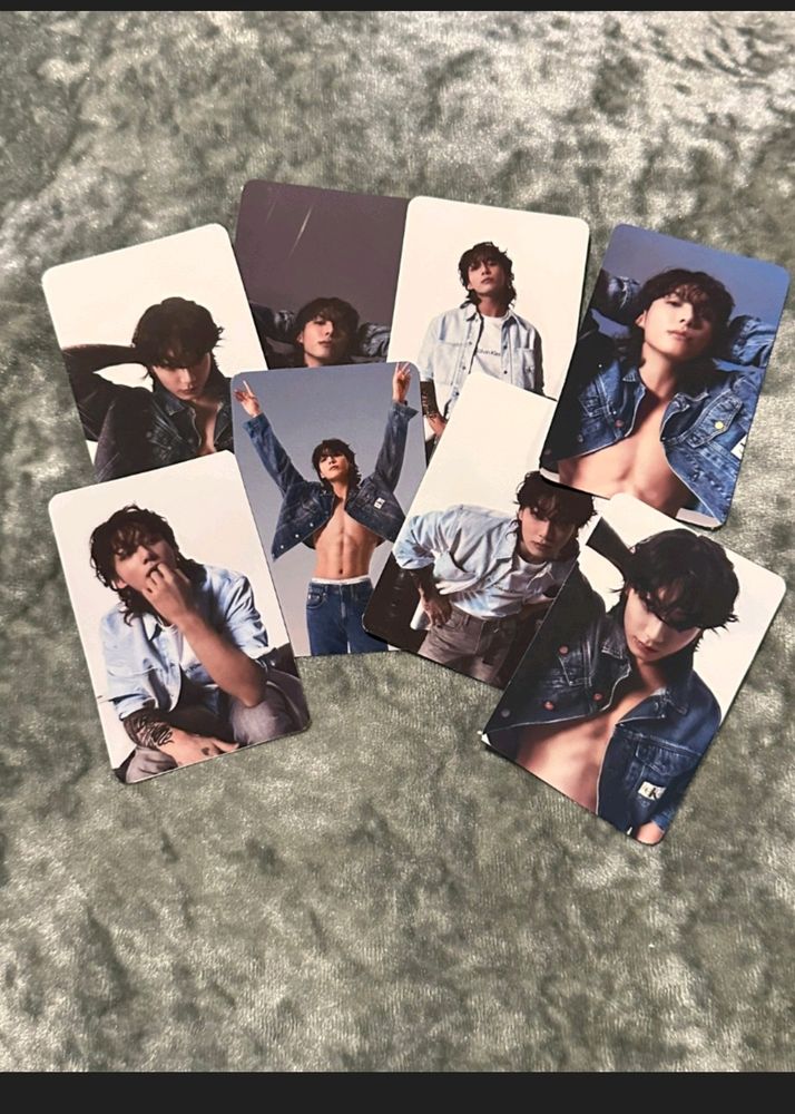 BTS Jungkook Calvin Klein Photo Cards (8 NOS)