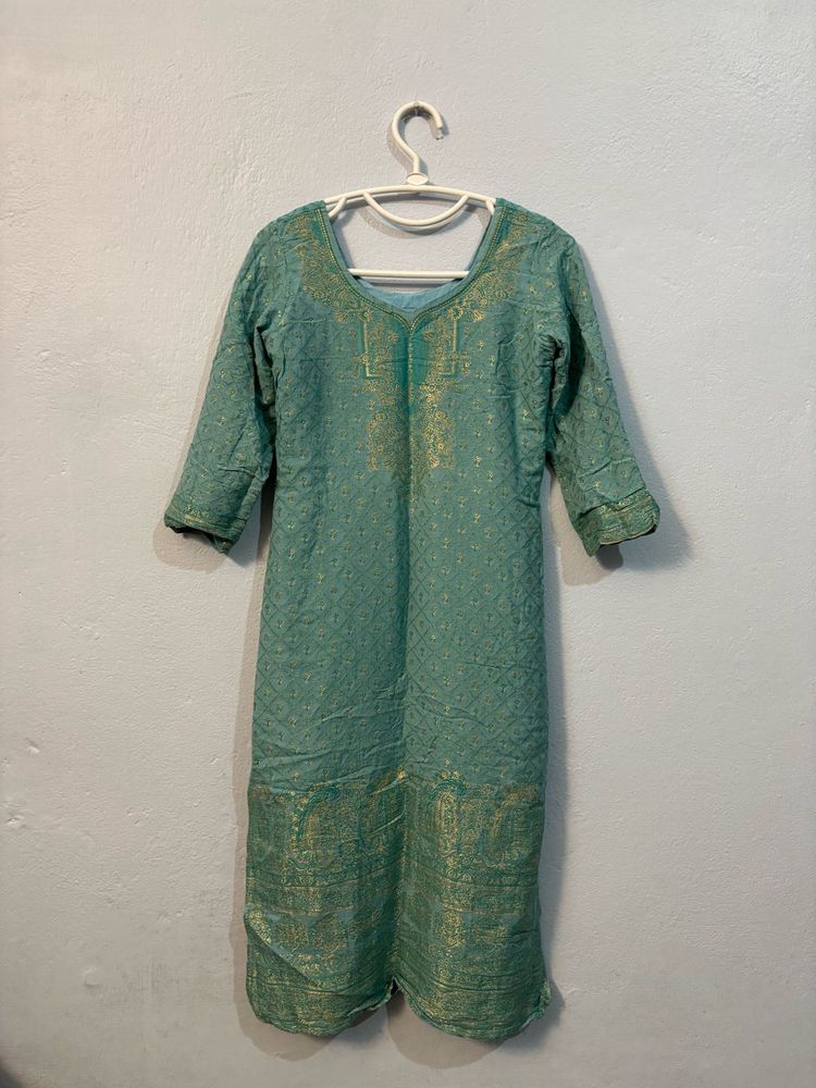 Elegant Green Kurta Suit Set