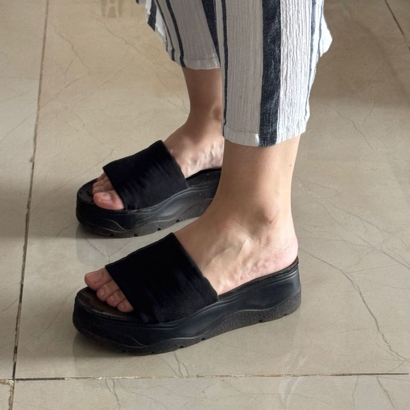 Steve Madden platform slippers, UK5.5/EU39, used