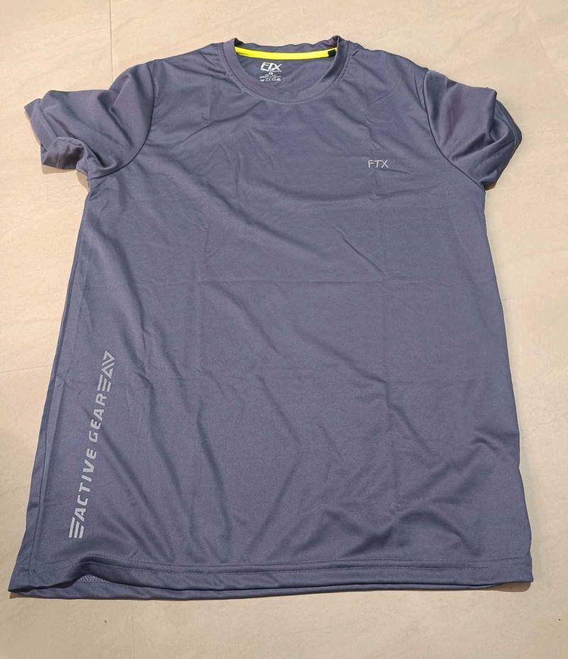 Gray Active Gear T-Shirt, L Size