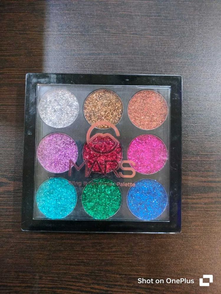 MARS glitter Eyeshadow Pallette