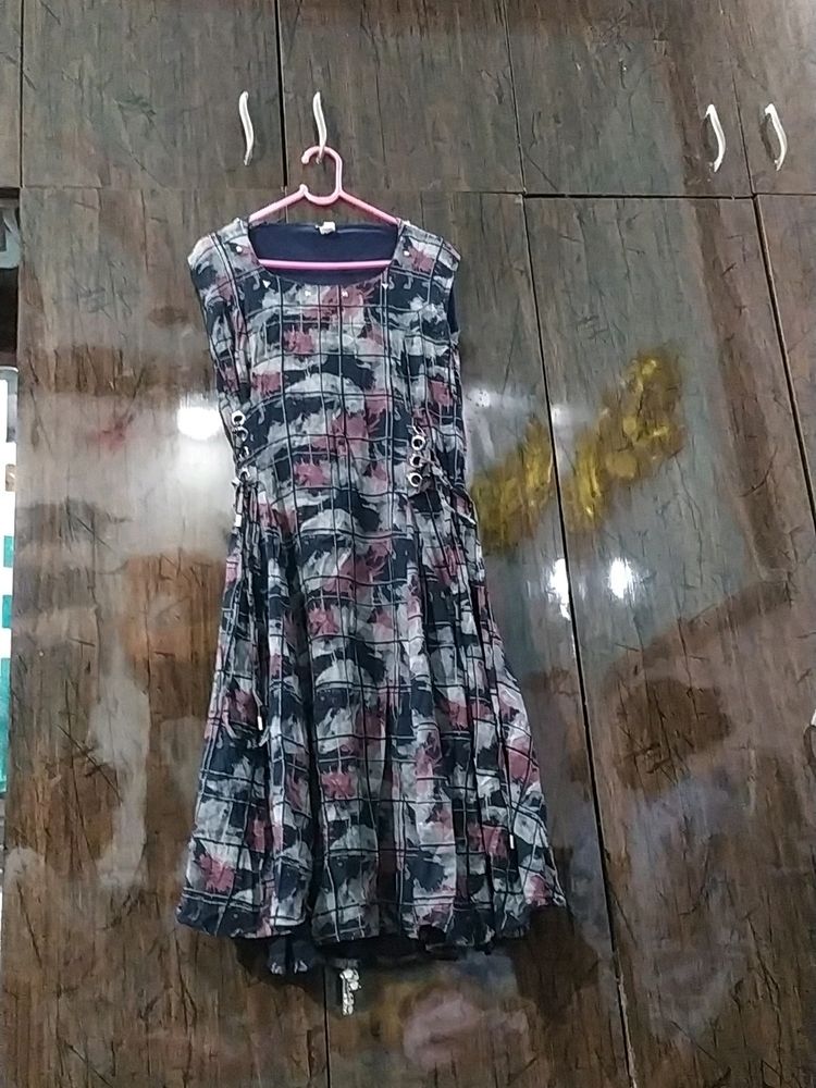 Girls One Piece Cum Long Skirt (Heavy Quality)