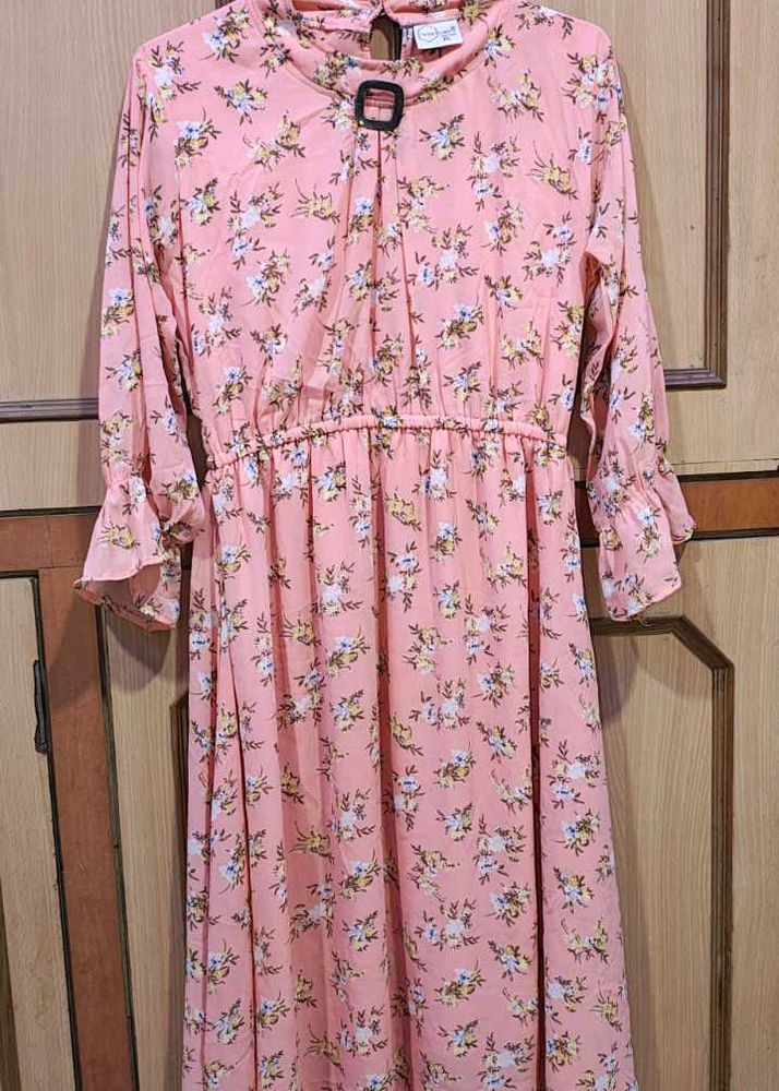 Floral Print Midi Dress