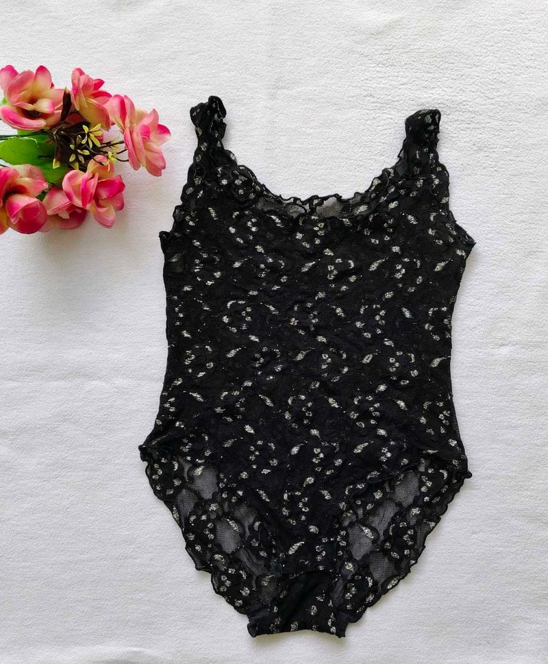 Black Lace Bodysuit