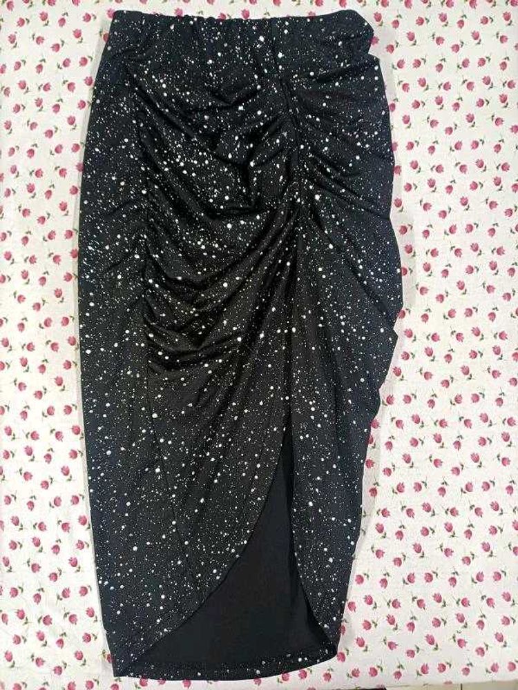 Stylish Black Skirt And Corset