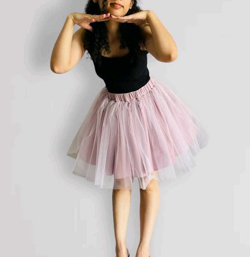 Tulle Mini Skirt