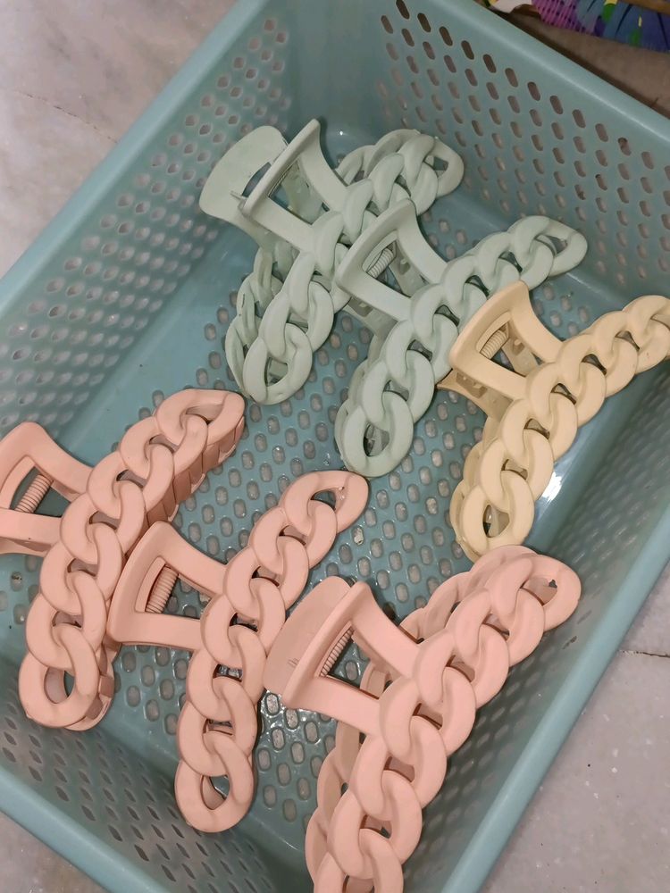 6 Chain Clips 💗