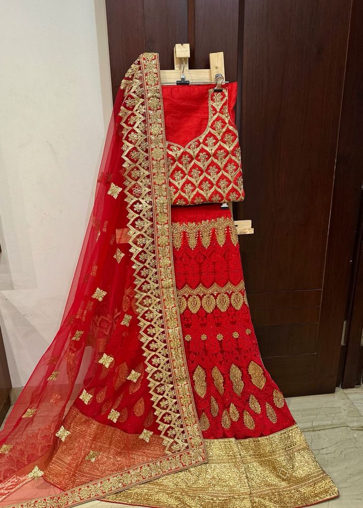 Brand New Red Bridal Lehenga Choli