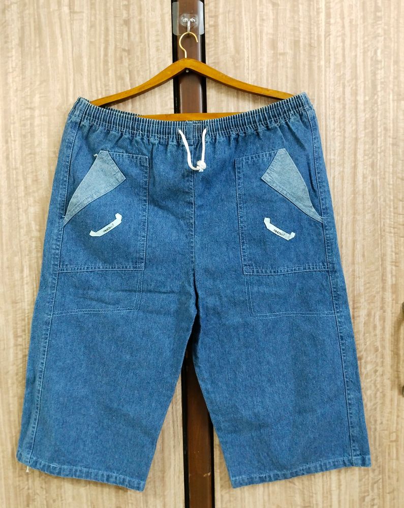 Casual Denim Shorts For Men (36-40)