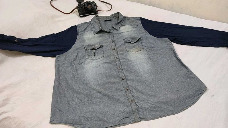 Mblm Denim Texture Shirt