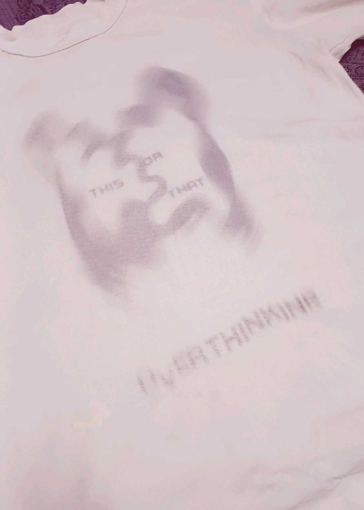 Graphic Tee - 'Overthinking' Design