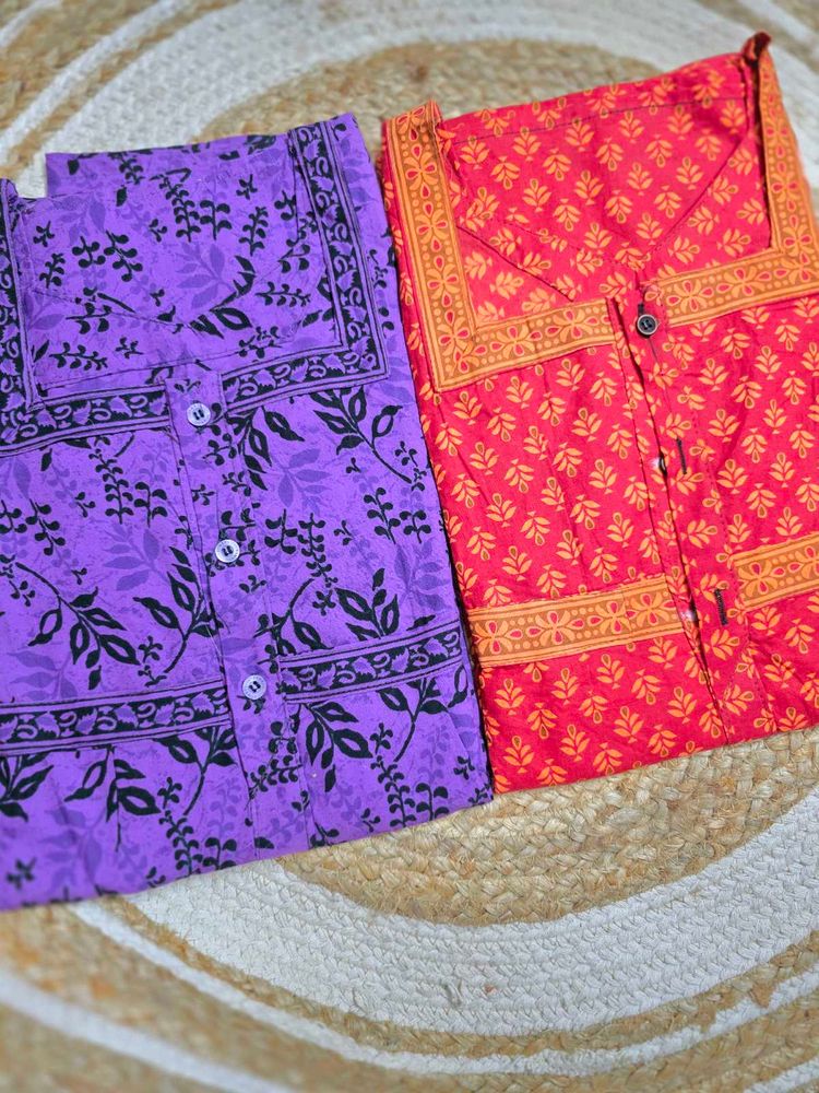 Floral Print Night Suits