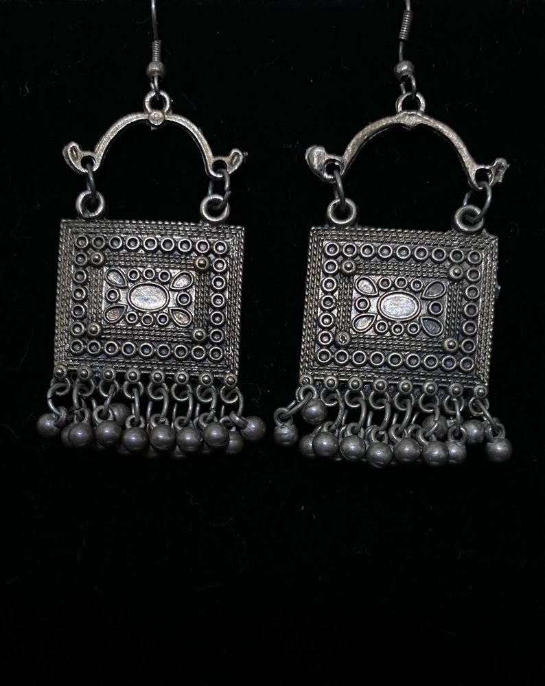 Oxidised Earrings