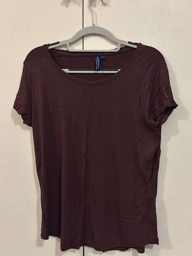 Burgundy T-shirt