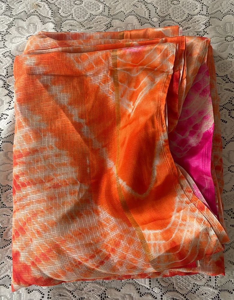 Multicolour Saree