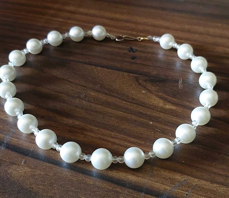 Vintage Pearl Bead Necklace