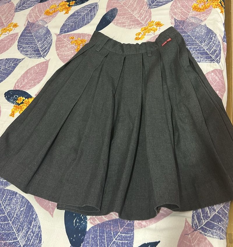 Grey Skirt Of Uniform