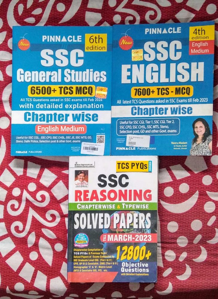 SSC Exam Books NEW 2024-25