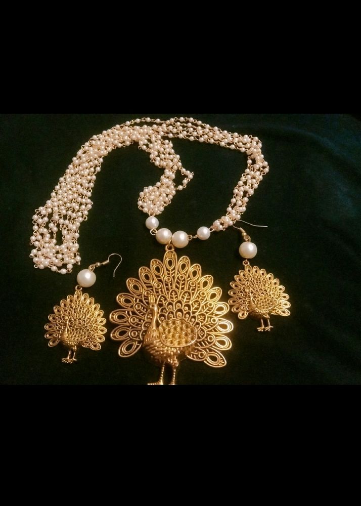 Hand Made Moti Bead Necklace