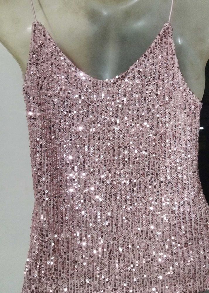 Sparkly Pink Sequin Cami