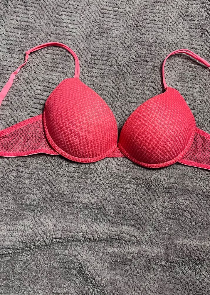 Pink Push-Up Bra