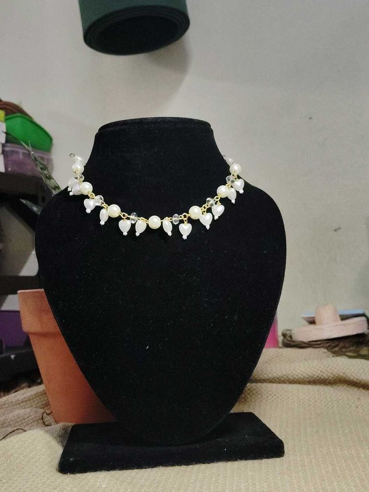 Pearl Heart Necklace