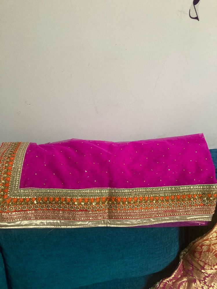 Elegant Pink Ethnic Lehanga