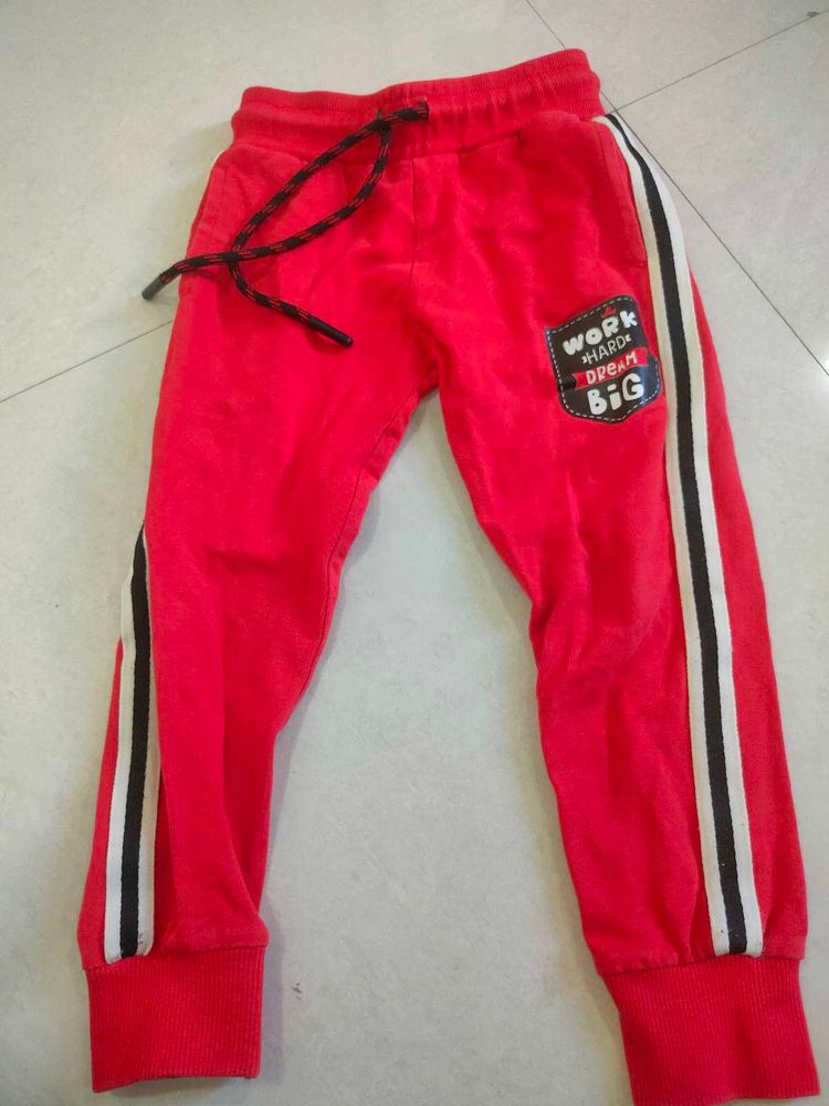 Red Boys' Joggers