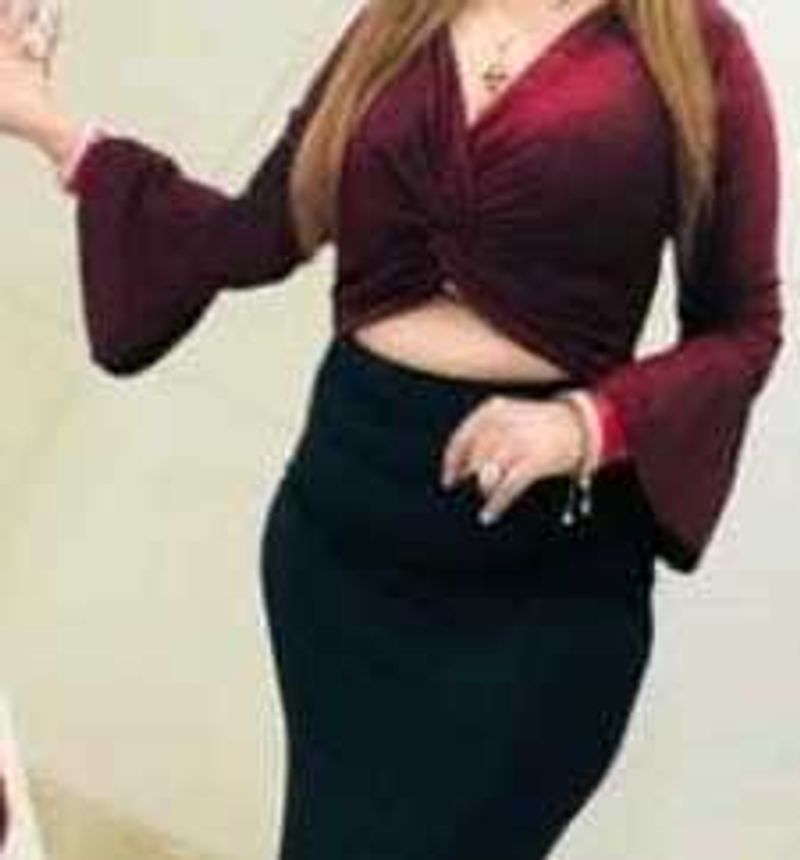 Burgundy dress