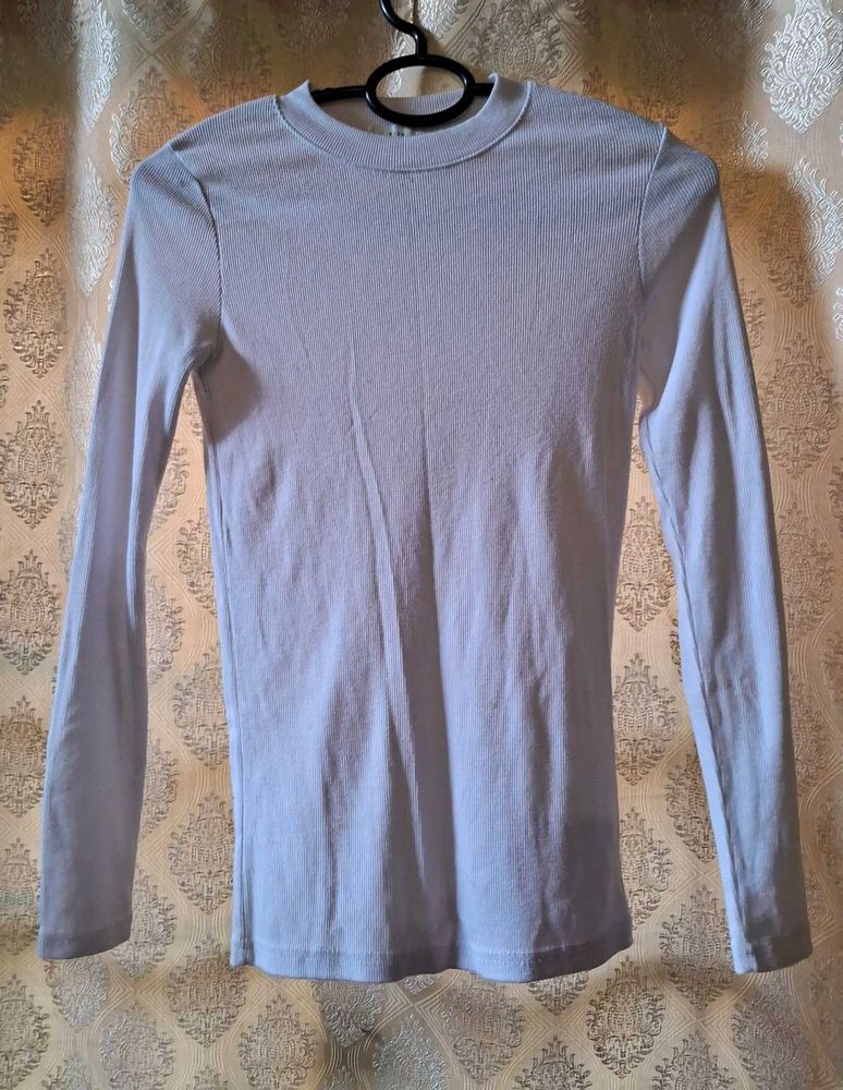 Ribbed Long Sleeve Top